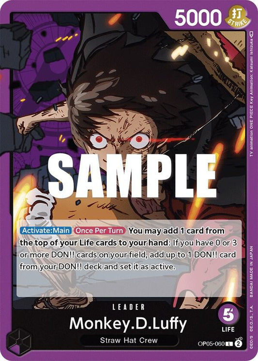 One Piece TCG - Monkey.D.Luffy (060) - Awakening of the New Era (OP05)