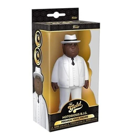 Notorious B.I.G. Gold Biggie Smalls White Suit 12-Inch Premium Funko Vinyl Figure