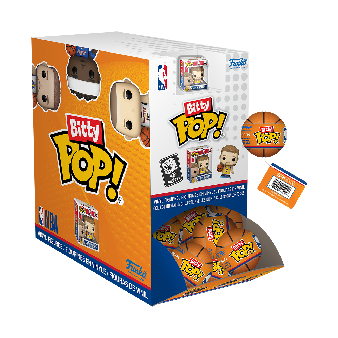 Funko Bitty Pop! Mystery NBA Basketball Mini Figure Blind Capsule Singles (One Variation Chosen at Random)