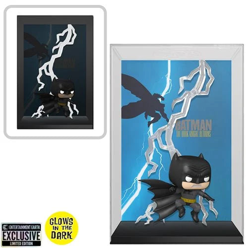 Preorder Batman: The Dark Knight Returns Glow-in-the Dark Funko Pop! Comic Cover Figure #16 - Entertainment Earth Exclusive