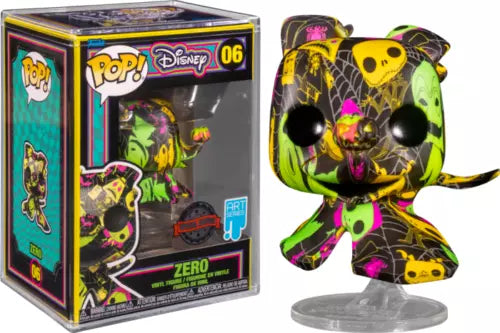 Funko Pop! Disney The Nightmare Before Christmas Art Series Zero 06 Special Edition + Free Hardstack Protector