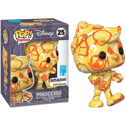 Funko Pop! Disney Art Series Pinocchio 25 Amazon Exclusive + Free Protector