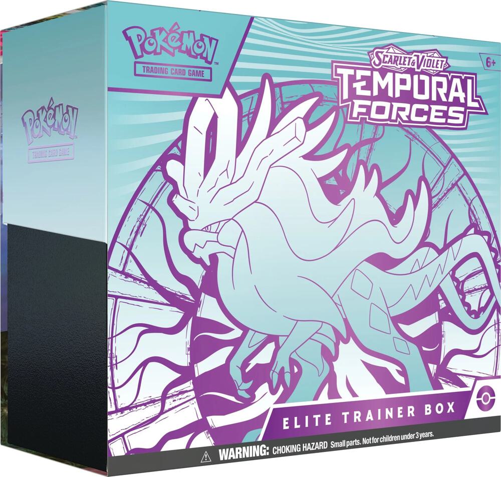 Pokemon TCG! Temporal Forces Elite Trainer Box [Walking Wake] - SV05: Temporal Forces (TEF)