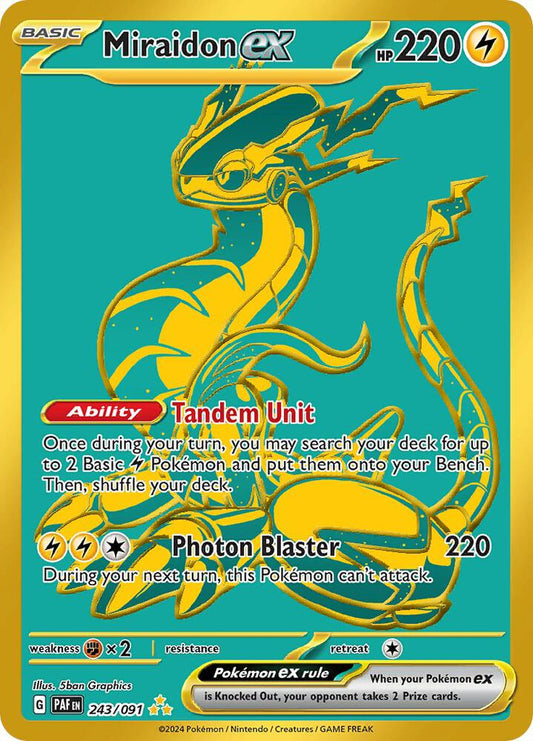 Pokemon TCG! Miraidon ex - SV: Paldean Fates (PAF)