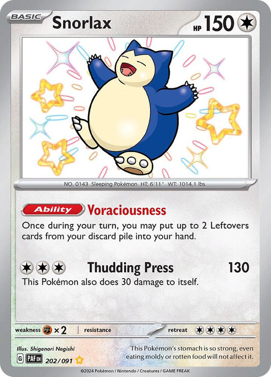 POKEMON TCG! Snorlax - SV: Paldean Fates (PAF)