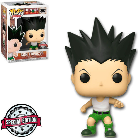 Funko POP! Animation: Hunter X Hunter - #802 Gon Freecss special Edition + PROTECTOR!