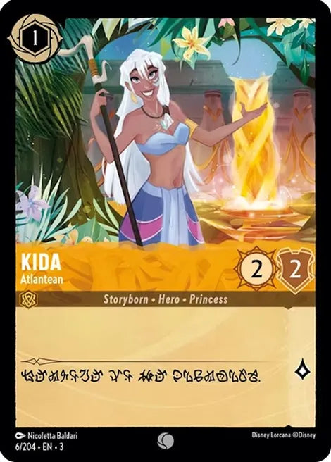 6 Kida - Atlantean Disney Lorcana Into the Inklands Common