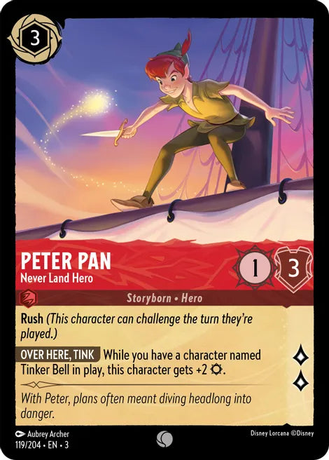 119 Peter Pan - Never Land Hero Into the Inklands	Common