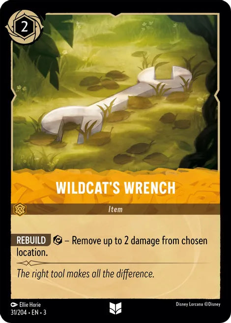 31	Wildcat's Wrench	Disney Lorcana Into the Inklands Common