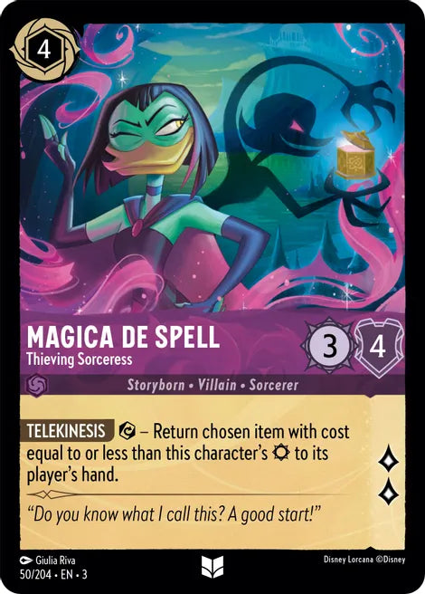 50 Magica De Spell - Thieving Sorceress Disney Lorcana Into the Inklands Uncommon TCG CARD