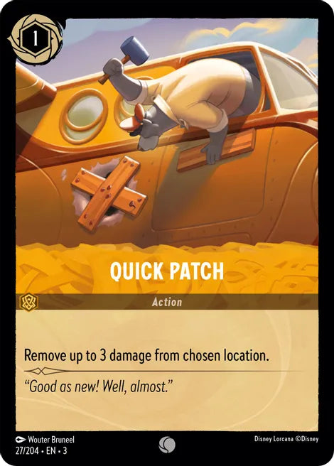 27 Quick Patch Into the Inklands Common TCG CARD