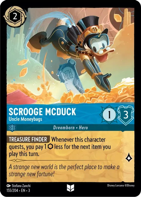 155	Scrooge McDuck - Uncle Moneybags Into the Inklands	Uncommon