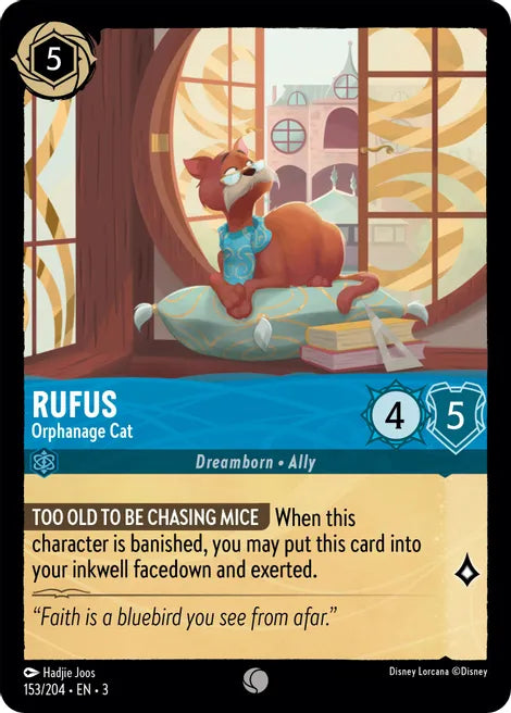 Rufus - Orphanage Cat - Into the Inklands 153/204 Common