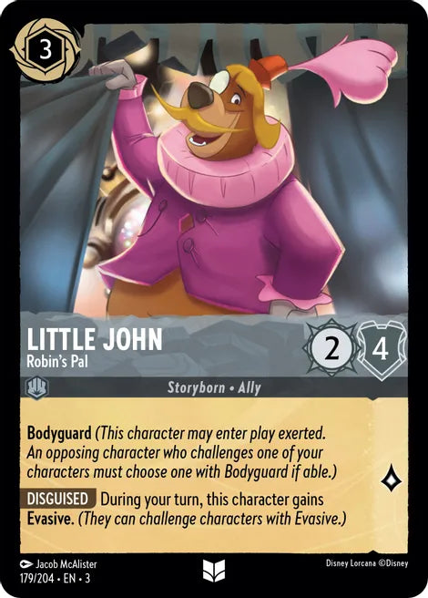179 Little John - Robin's Pal Into the Inklands Uncommon TCG CARD