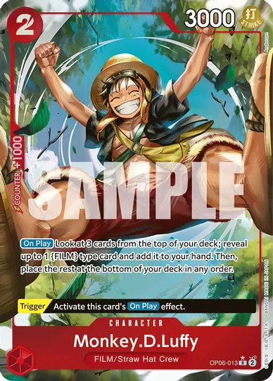 One Piece TCG! Monkey.D.Luffy (Alternate Art) - Wings of the Captain (OP06)