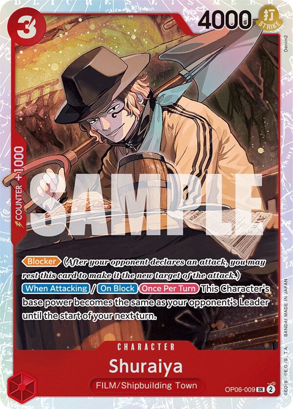 One Piece TCG! Shuraiya - Wings of the Captain (OP06-009)