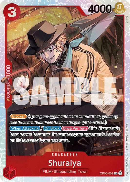 One Piece TCG! Shuraiya - Wings of the Captain (OP06-009)