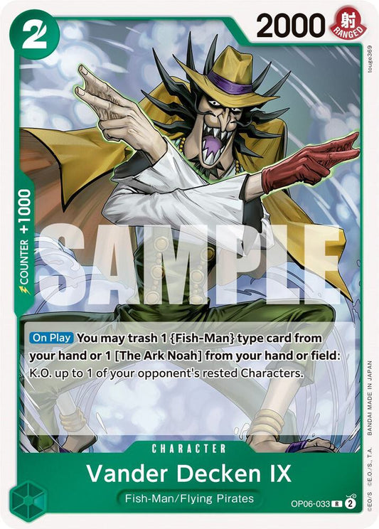 One Piece TCG - Vander Decken IX - Wings of the Captain (OP06)