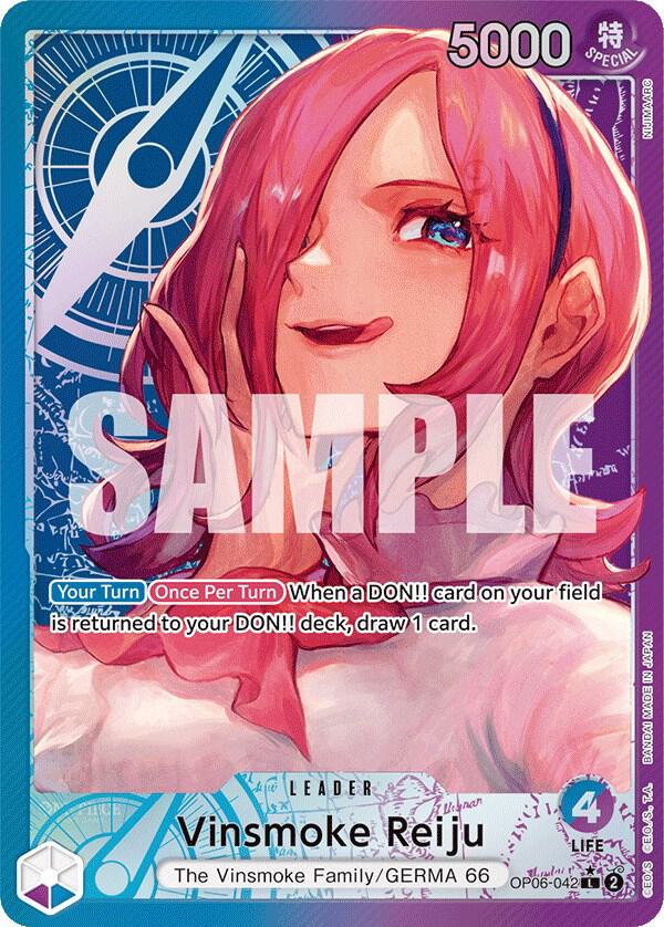 One Piece TCG! Vinsmoke Reiju (042) (Alternate Art) - Wings of the Captain (OP06)