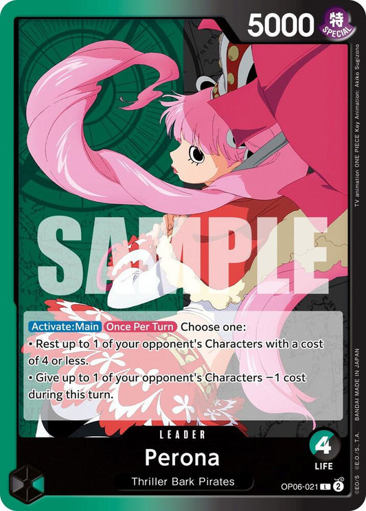 One Piece TCG - Perona (021) - Wings of the Captain (OP06)