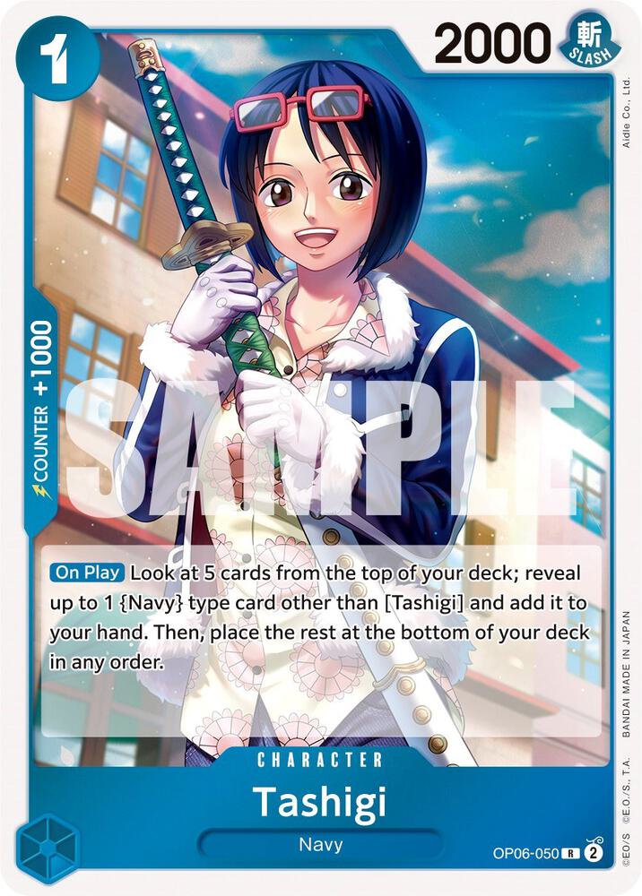 One Piece TCG - Tashigi - Wings of the Captain (OP06)