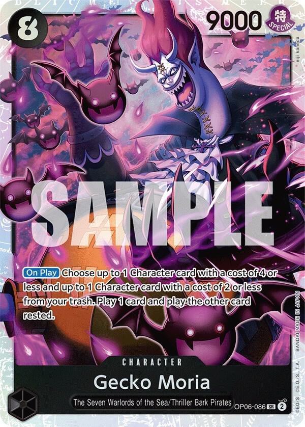 One Piece TCG! Gecko Moria (086) - Wings of the Captain (OP06-086)