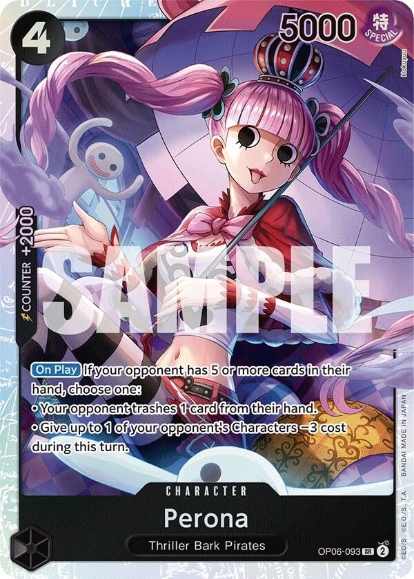 One Piece TCG! Perona (093) - Wings of the Captain (OP06-093)