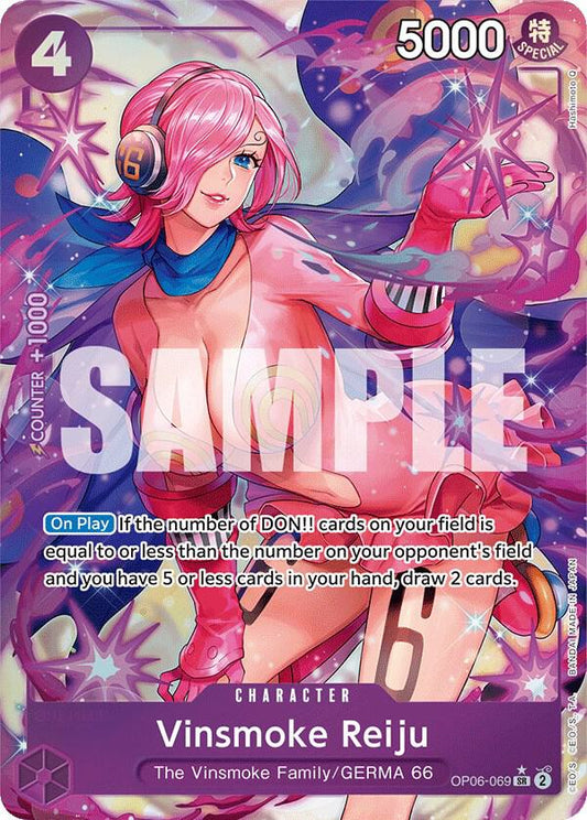 One Piece TCG! Vinsmoke Reiju (069) (Alternate Art) - Wings of the Captain (OP06)