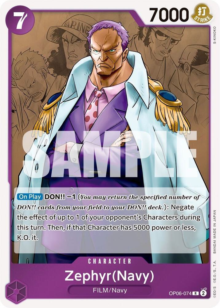 One Piece TCG - Zephyr (Navy) - Wings of the Captain (OP06)