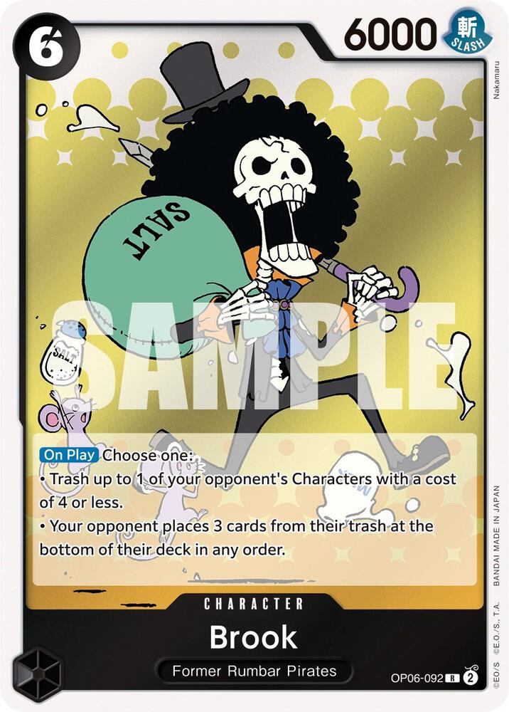 One Piece TCG - Brook - Wings of the Captain (OP06)