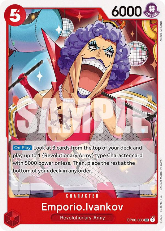 One Piece TCG - Emporio.Ivankov - Wings of the Captain (OP06)