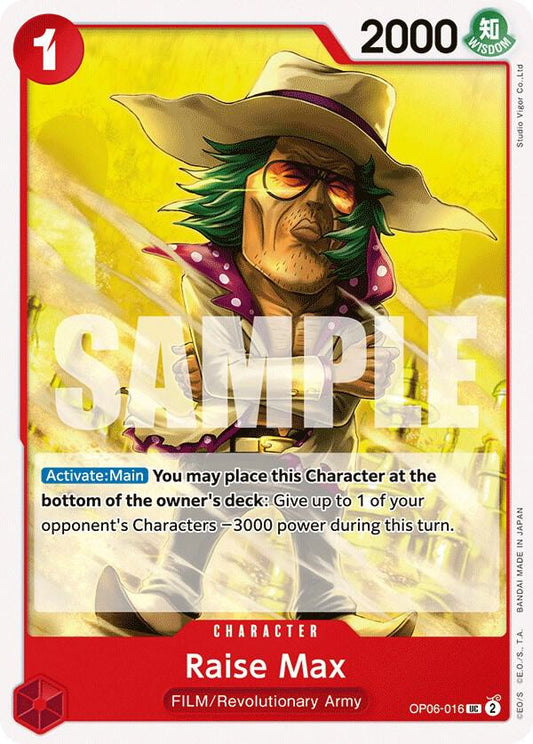 One Piece TCG - Raise Max - Wings of the Captain (OP06)