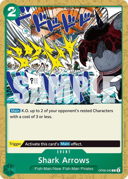 One Piece TCG - Shark Arrows - Wings of the Captain (OP06)