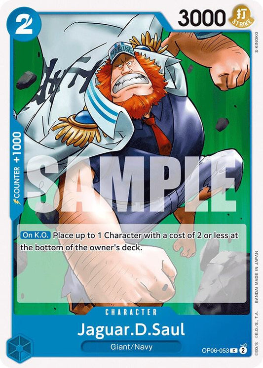 One Piece TCG - Jaguar.D.Saul - Wings of the Captain (OP06)