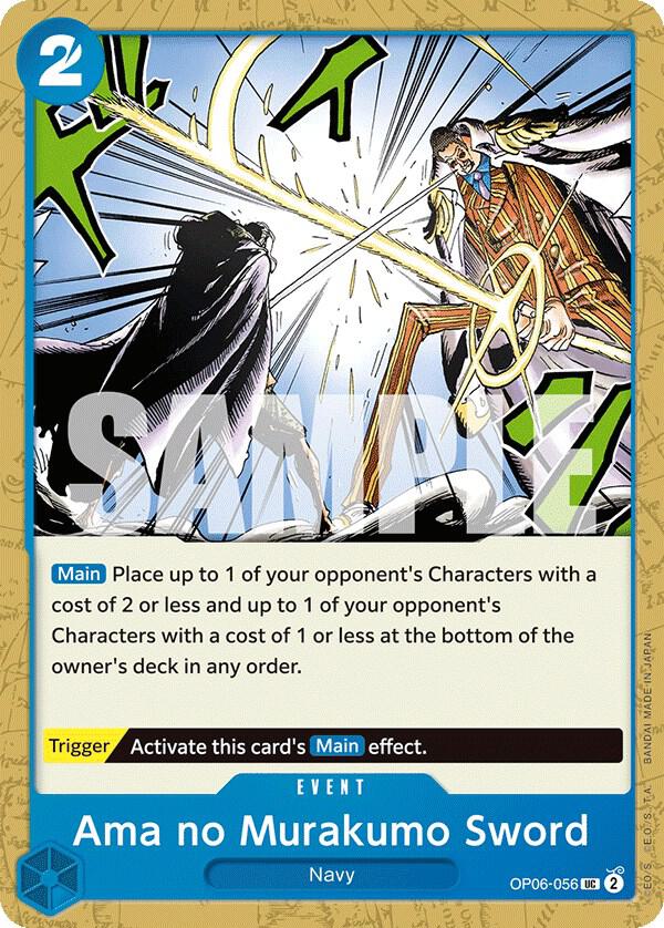 One Piece TCG - Ama no Murakumo Sword - Wings of the Captain (OP06)