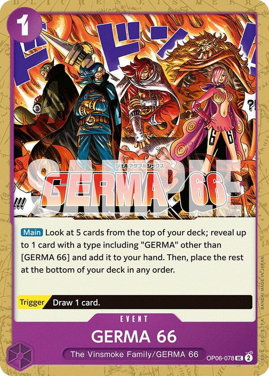 One Piece TCG - GERMA 66 - Wings of the Captain (OP06)