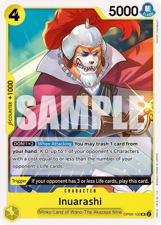 One Piece TCG - Inuarashi - Wings of the Captain (OP06)
