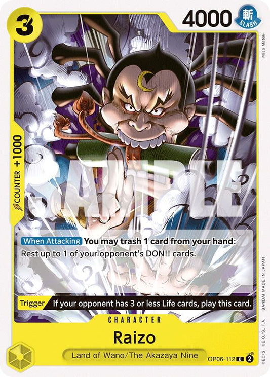One Piece TCG - Raizo - Wings of the Captain (OP06)