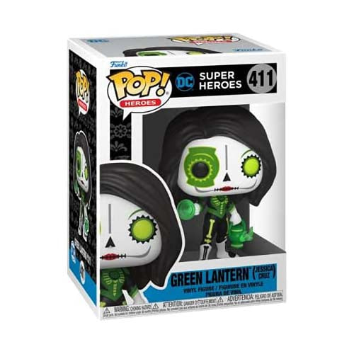 Funko Pop! DC Super Heroes : Green Lantern (Jessica Cruz) 411 + Pop Protector