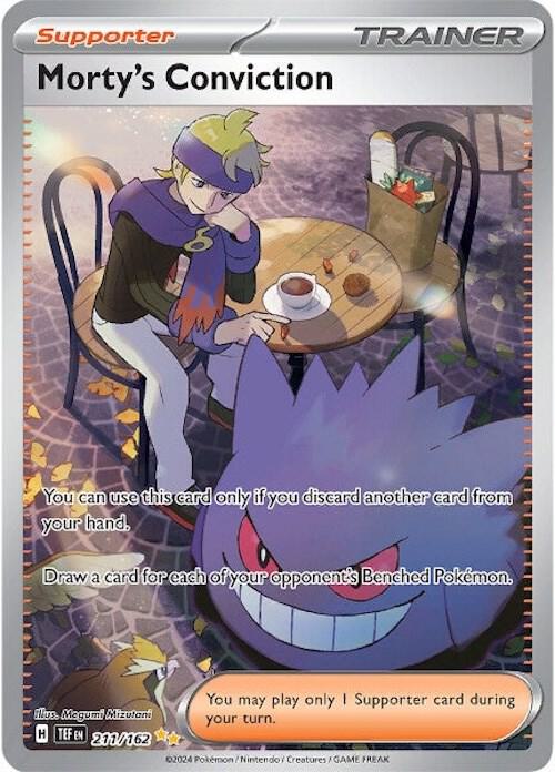 Pokemon TCG! Morty's Conviction - 211/162 - SV05: Temporal Forces (TEF)