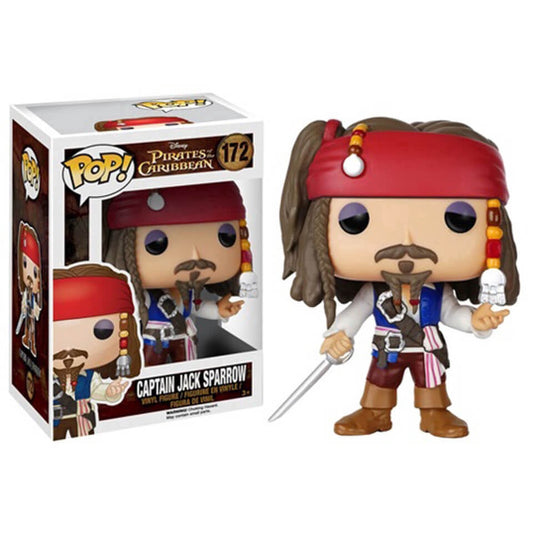 Funko Pop! Disney Pirates of the Caribbean Captain Jack Sparrow 172 + Free Protector