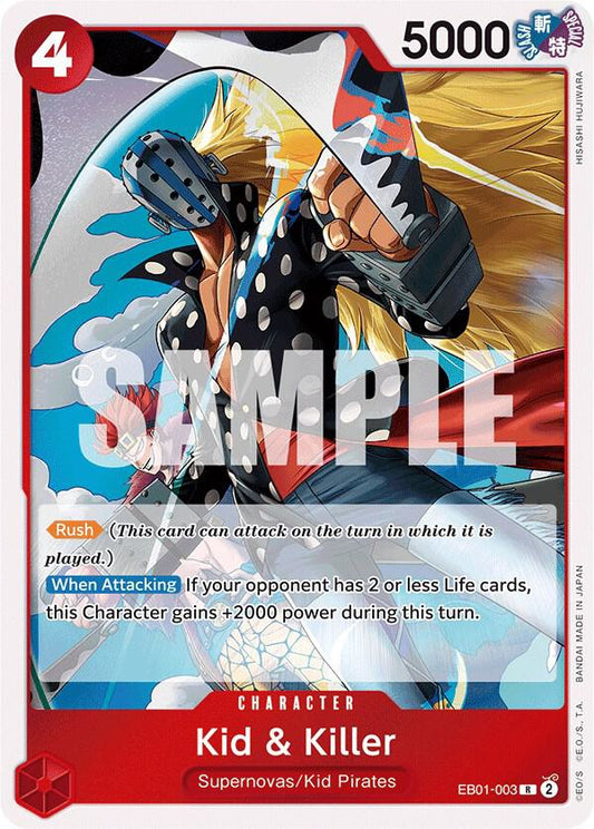 One Piece TCG - Kid & Killer - Extra Booster: Memorial Collection (EB-01)