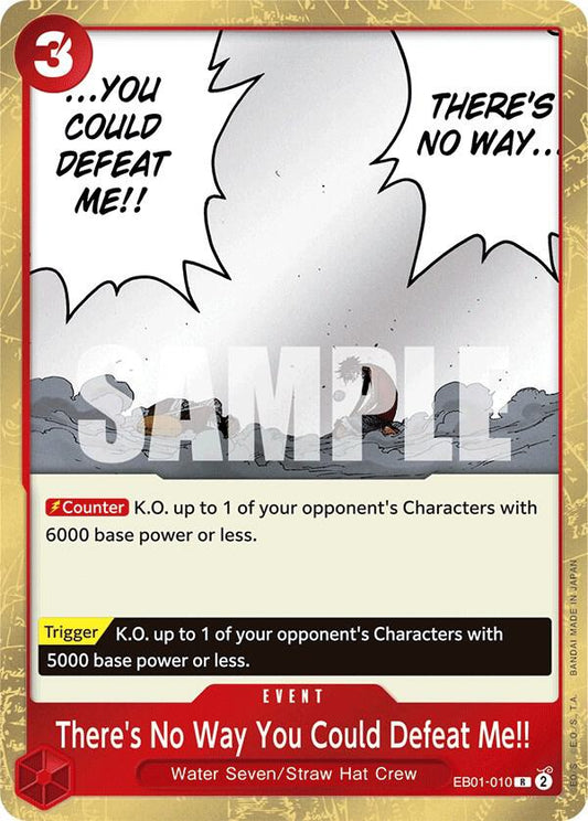 One Piece TCG - There's No Way You Could Defeat Me!! - Extra Booster: Memorial Collection (EB-01)