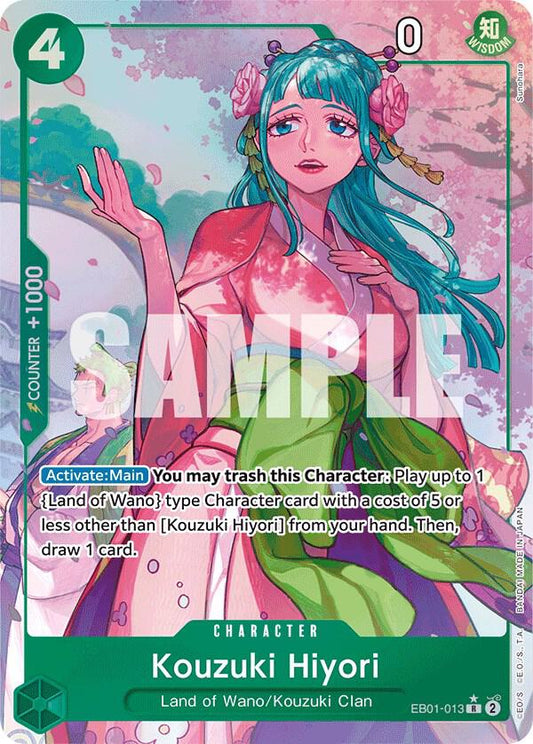 One Piece TCG! Kouzuki Hiyori (Alternate Art) - Extra Booster: Memorial Collection (EB-01)