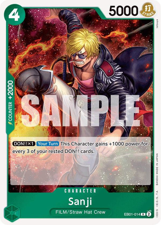 One Piece TGC - Sanji - Extra Booster: Memorial Collection (EB-01)