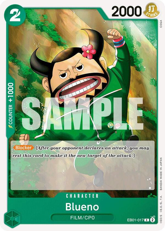 One Piece TCG - Blueno (017) - Extra Booster: Memorial Collection (EB-01)