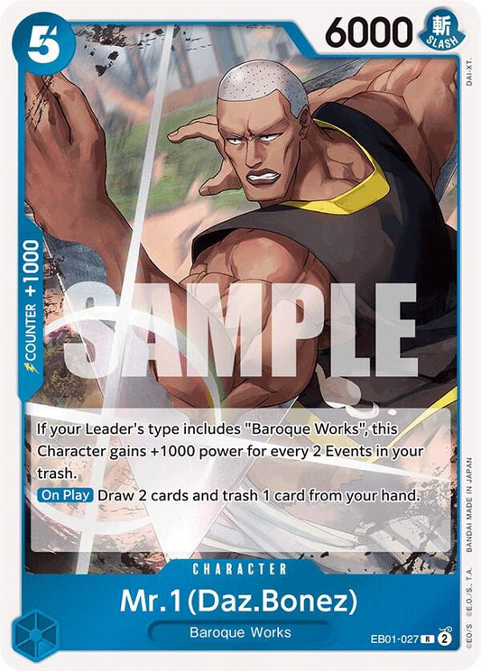 One Piece TCG - Mr. 1 (Daz.Bonez) - Extra Booster: Memorial Collection (EB-01)