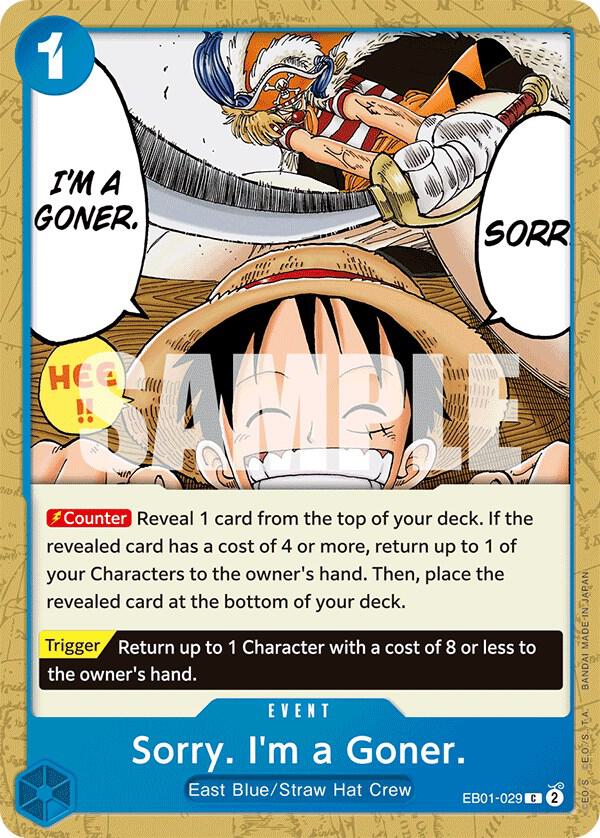 One Piece TCG - Sorry. I'm a Goner. - Extra Booster: Memorial Collection (EB-01)