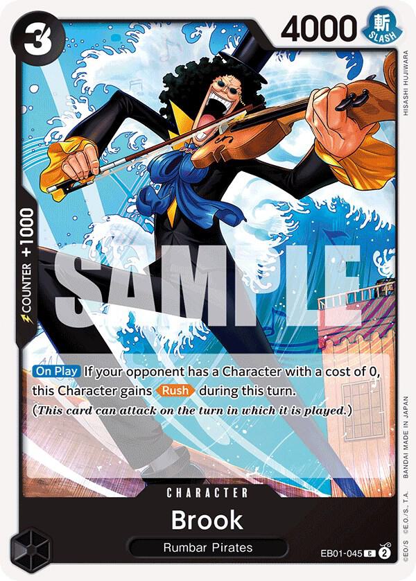 One Piece TGC - Brook (045) - Extra Booster: Memorial Collection (EB-01)