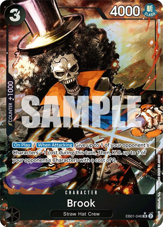 One Piece TCG! Brook (046) (Alternate Art) - Extra Booster: Memorial Collection (EB-01)